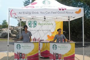 Tent Starbucks